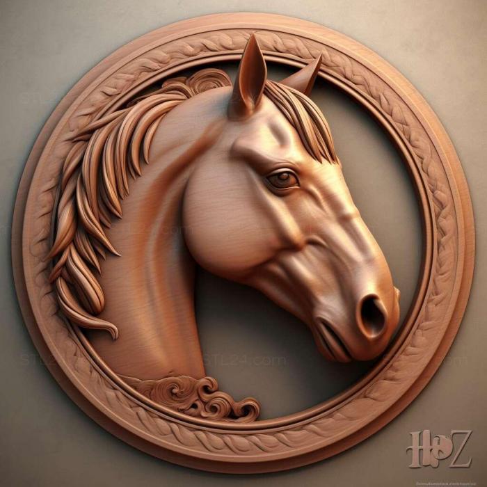 Nature and animals (Horsez 2, NATURE_6502) 3D models for cnc